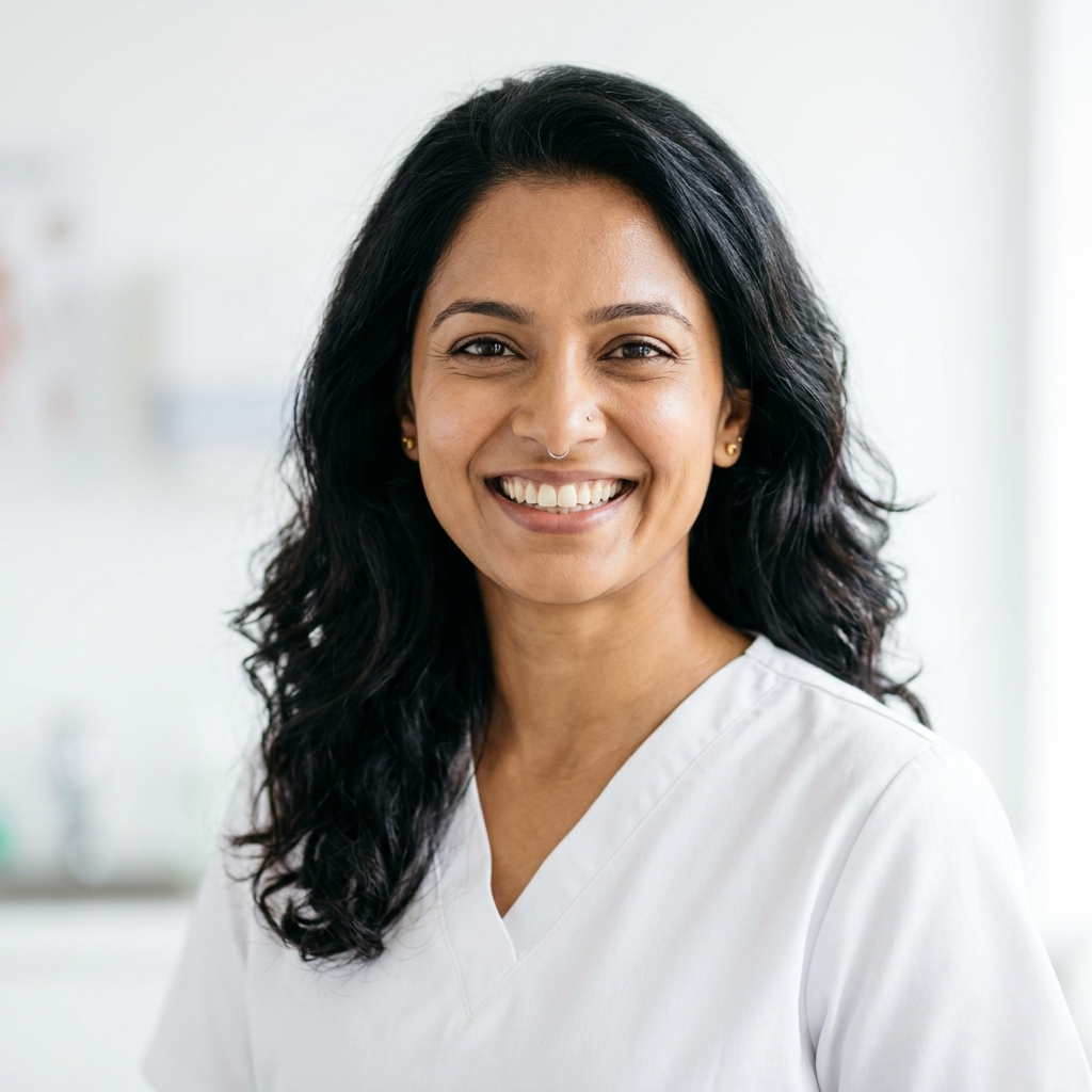 Satisfied skin care patient